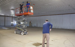 industrial warehouse cleaning